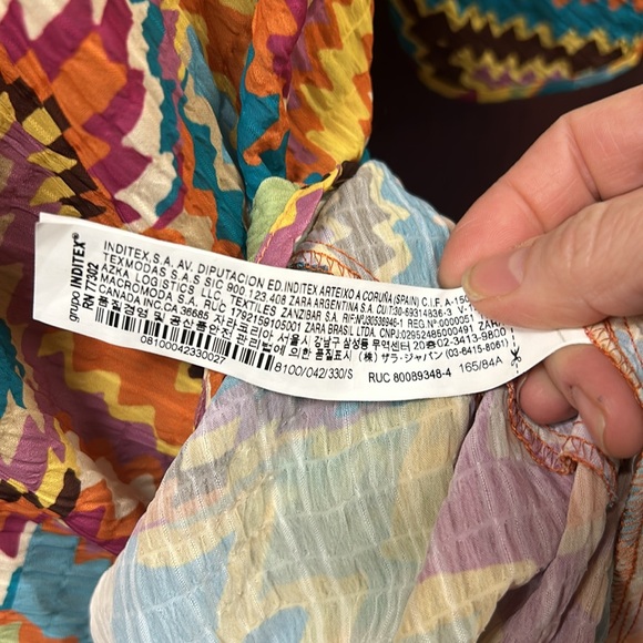 NWTs ZARA Sz S a gorgeous, long sleeve, sexy, romantic, bohemian maxi dress - Picture 9 of 11